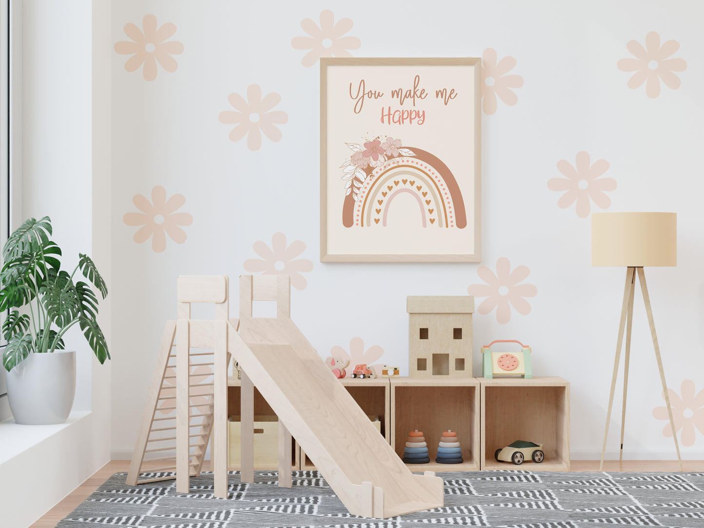 You are my sunshine wall art for nursery,Girls Nursery Boho Neutral Decor, Neutral Rainbow Set,Ray of sunshine, Boho Nursery Sunshine Prints