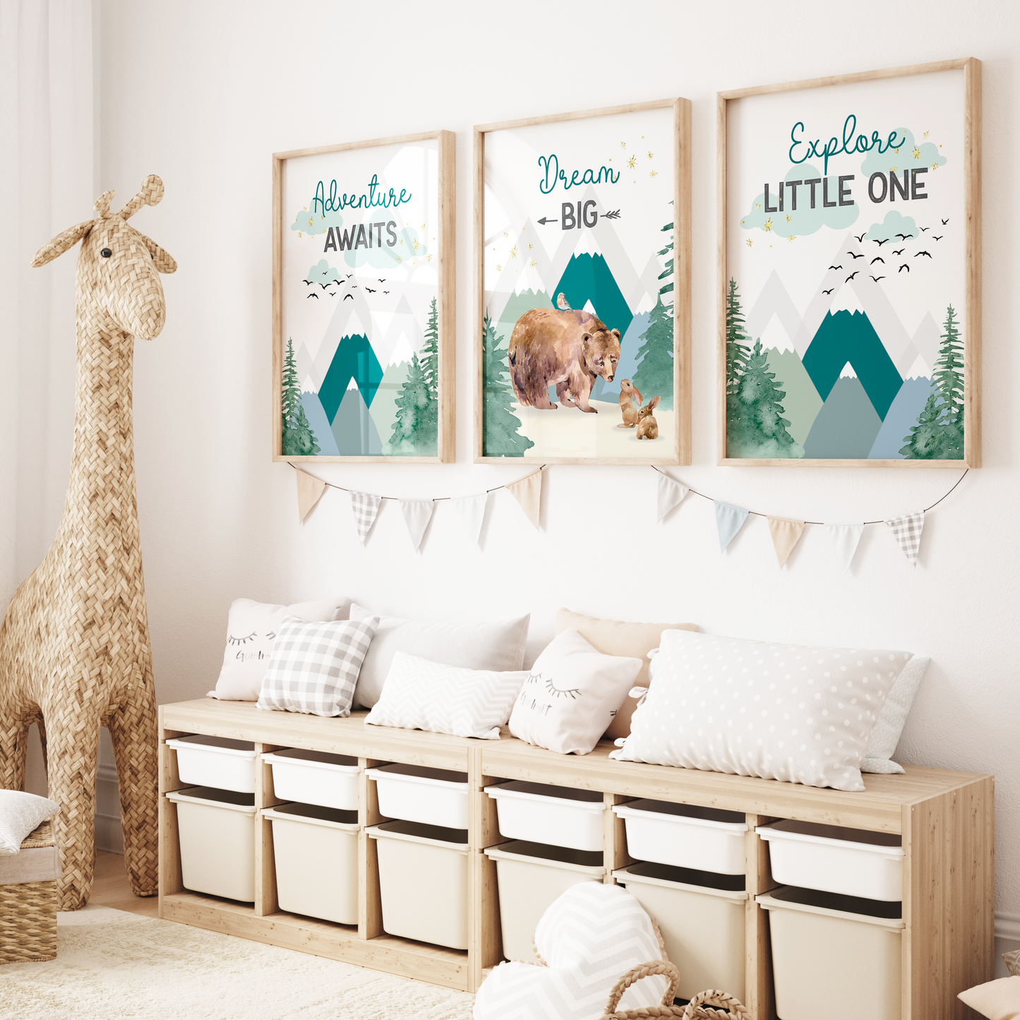Mountain Nursery Wall Art Print