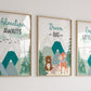 Forest Nursery Decor,Mountain Nursery Print,Adventure Awaits Sign,Forest Animals,Forest Print,Explore Little One,Dream Big Sign, Kids Room