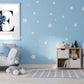 Personalized Baby Name,Custom Printable Monogram wall decor,Inital Wall Art,baby room wall decor,blue floral print,letter monogram with name