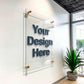 Custom Acrylic Sign - 46” x 31”